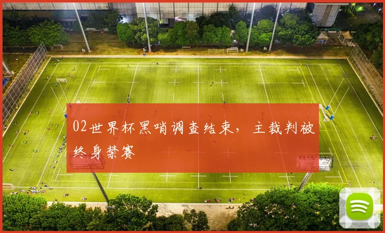02世界杯黑哨调查结束，主裁判被终身禁赛